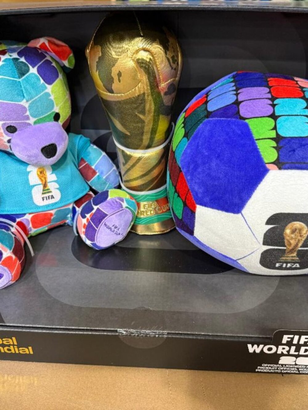 New FIFA World Cup Mascot 8-Inch 3-Pack Plush Assortment